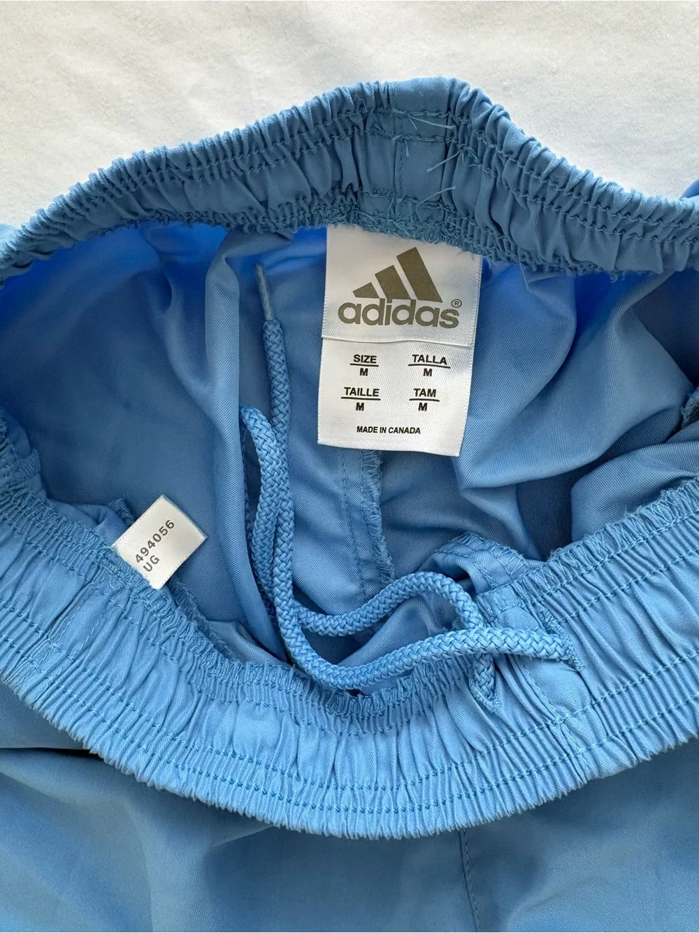 Light Blue Adidas Shorts - Picture 3 of 4